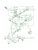 Front Master Cylinder voor Kawasaki KX250 1999