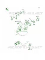 Gear Change Mechanism voor Kawasaki KX250 1999