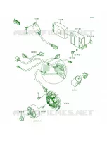 Generator voor Kawasaki KX250 1999