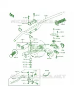 Handlebar voor Kawasaki KX250 1999