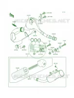 Mufflers voor Kawasaki KX250 1999