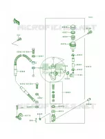 Rear Master Cylinder voor Kawasaki KX250 1999