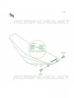 Seat voor Kawasaki KX250 1999