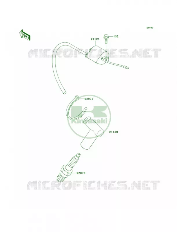 Ignition System Kawasaki MOTOS 80 1999 KX80  KX80-W2