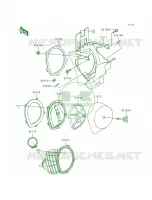 Air Cleaner voor Kawasaki KX125 1998