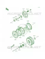 Clutch voor Kawasaki KX125 1998