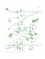 Handlebar voor Kawasaki KX125 1998