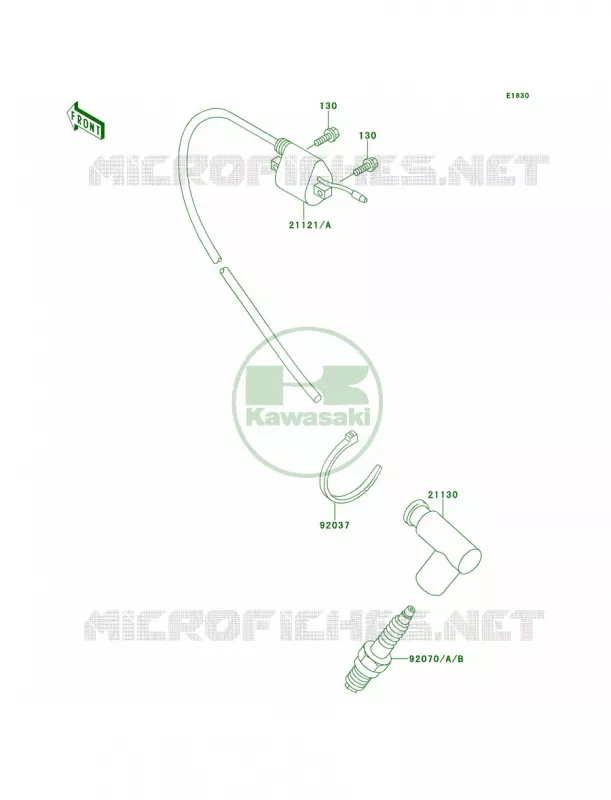 Ignition System Kawasaki MOTOS 60 1998 KX60  KX60-B14