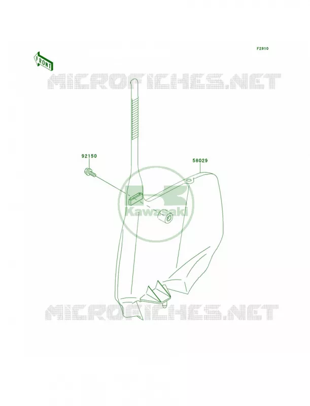 Accessory Kawasaki MOTOS 80 1998 KX80  KX80-W1