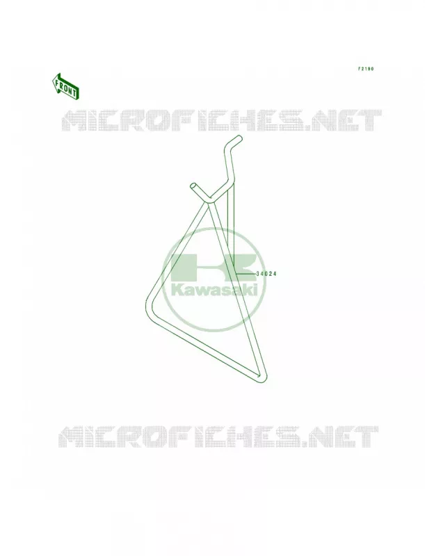 Stands Kawasaki MOTOS 250 1997 KX250  KX250-K4