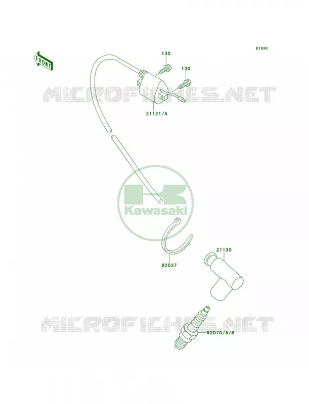 Ignition System Kawasaki MOTOS 60 1995 KX60  KX60-B11