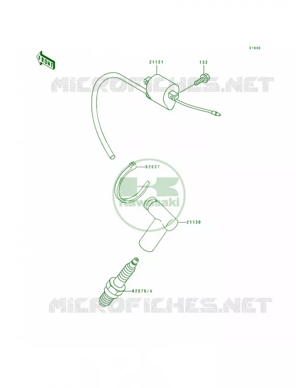 Ignition System Kawasaki MOTOS 80 1995 KX80  KX80-R5