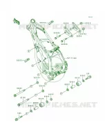 Frame Fittings voor Kawasaki KX125 1994