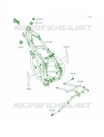 Frame voor Kawasaki KX125 1994