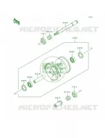 Front Hub voor Kawasaki KX125 1994