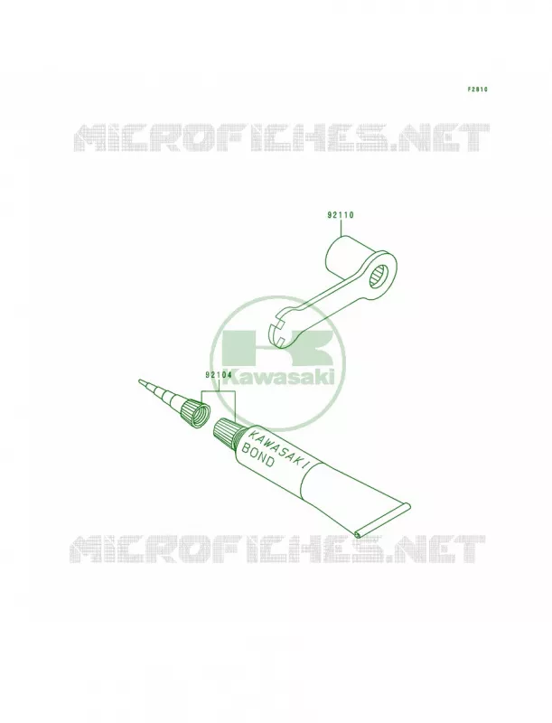 Tool Kawasaki MOTOS 80 1993 KX80  KX80-R3