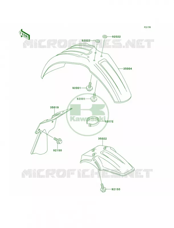 Fender Kawasaki MOTOS 60 1992 KX60  KX60-B8