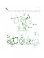 Air Filter voor Kawasaki KX500 1989