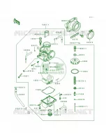 Carburetor voor Kawasaki KX500 1989