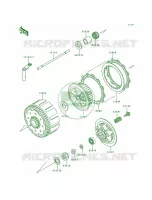 Clutch voor Kawasaki KX500 1989