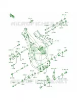 Frame Fitting voor Kawasaki KX500 1989