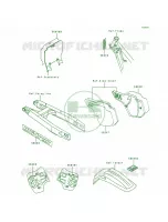 LabelKX500 E3 voor Kawasaki KX500 1989