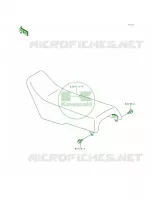 Seat voor Kawasaki KX500 1989