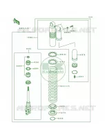 Shock Absorber voor Kawasaki KX500 1989