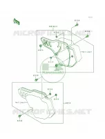 Side Cover voor Kawasaki KX500 1989