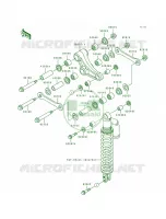 Suspension voor Kawasaki KX500 1989