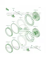 Tire voor Kawasaki KX500 1989