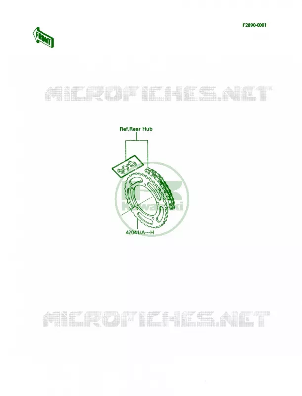Optional Parts Kawasaki MOTOS 60 1987 KX60  KX60-B3
