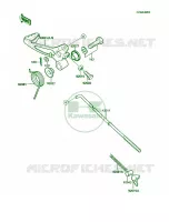 Brake Pedal voor Kawasaki KX60 1985