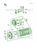 Clutch voor Kawasaki KX60 1985