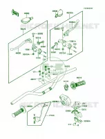 Handlebar voor Kawasaki KX60 1985