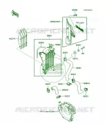 Radiator voor Kawasaki KX60 1985