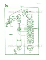 Shock Absorbers voor Kawasaki KX60 1985