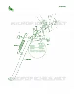 Stands voor Kawasaki KX60 1985