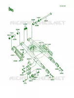Swingarm voor Kawasaki KX60 1985