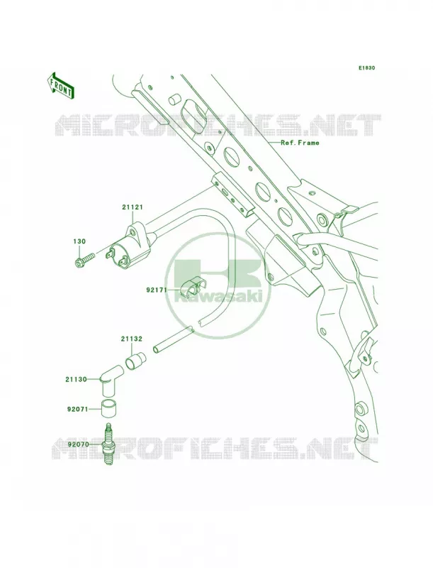 Ignition System Kawasaki MOTOS 110 2007 KLX110  KLX110A7F