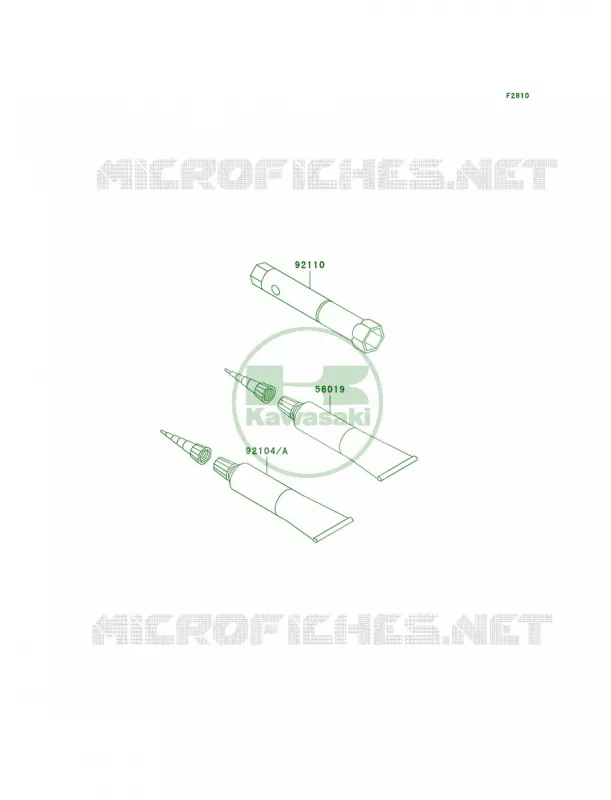 Owner's Tools Kawasaki MOTOS 110 2007 KLX110  KLX110A7F