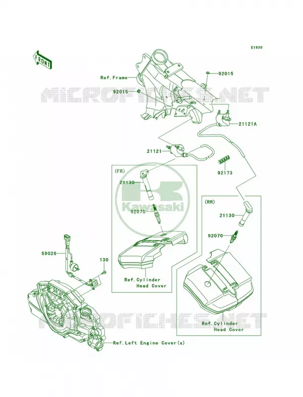 Ignition System Kawasaki MOTOS 1700 2014 Vulcan 1700 Vaquero ABS  VN1700KEF