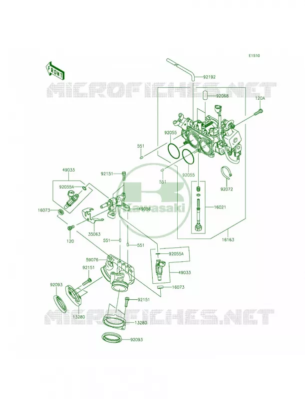 Throttle Kawasaki MOTOS 900 2013 Vulcan 900 Custom  VN900CDFA
