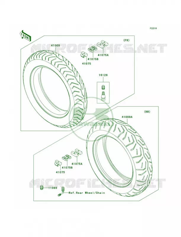 Tires Kawasaki MOTOS 1700 2012 Vulcan 1700 Voyager ABS  VN1700BCF