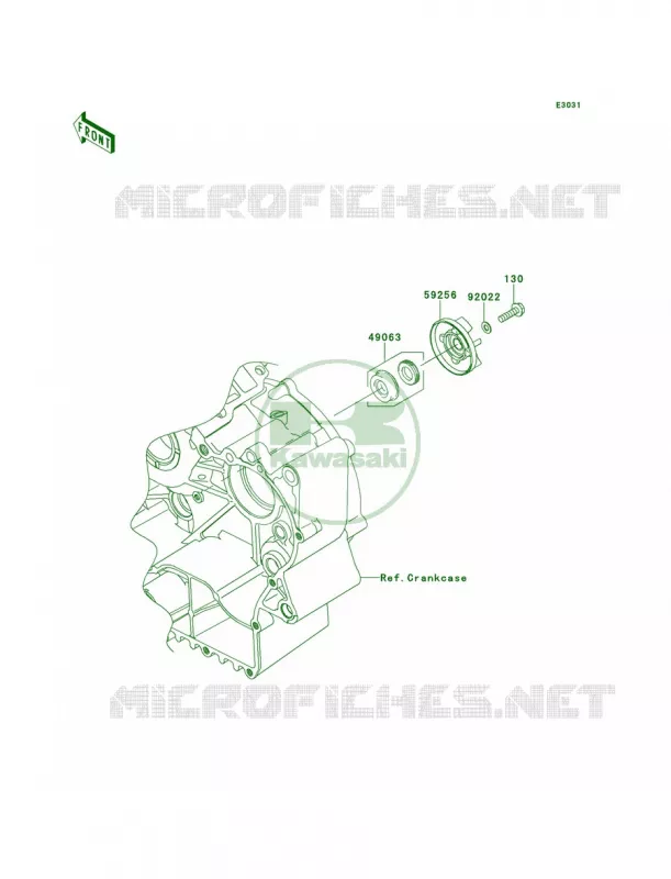 Water Pump Kawasaki MOTOS 900 2012 Vulcan 900 Classic  VN900BCF