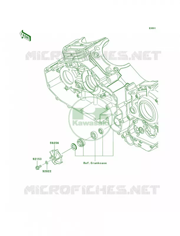 Water Pump Kawasaki MOTOS 1700 2012 Vulcan 1700 Classic  VN1700ECF