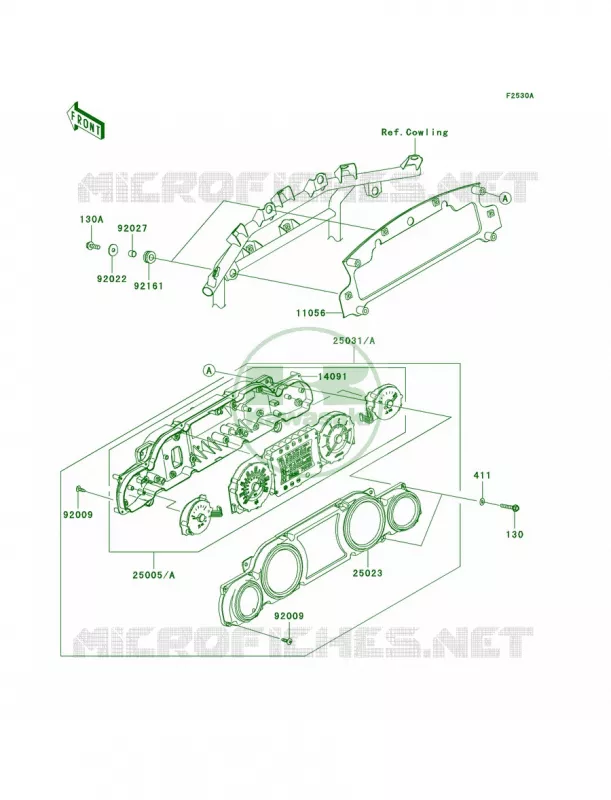 MetersBBFBCF Kawasaki MOTOS 1700 2011 Vulcan 1700 Voyager ABS  VN1700BBF