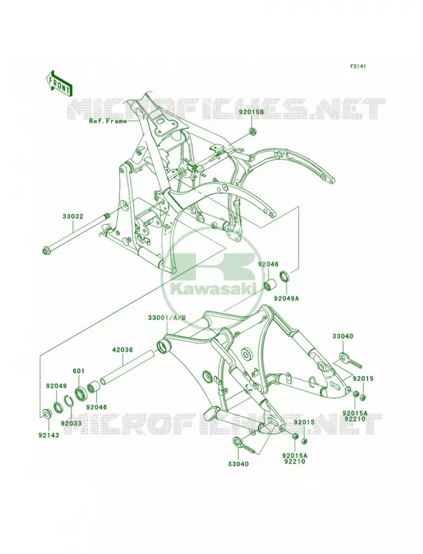 Swingarm Kawasaki MOTOS 900 2010 Vulcan 900 Classic LT  VN900DAF