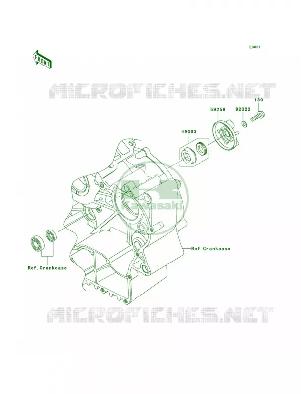 Water Pump Kawasaki MOTOS 900 2010 Vulcan 900 Classic LT  VN900DAF