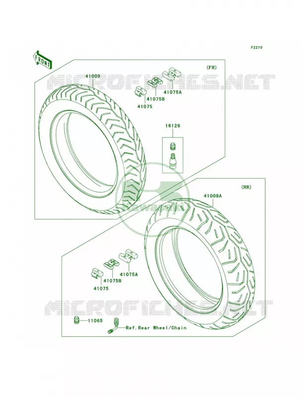 Tires Kawasaki MOTOS 1700 2009 Vulcan 1700 Classic LT  VN1700G9F